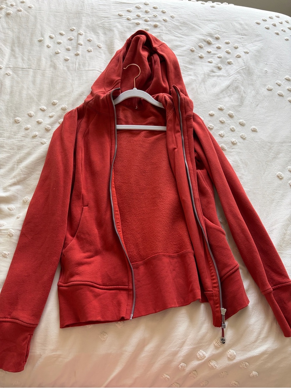 lululemon athletica Scuba Women's Burnt Orange Full-Zip Hoodie